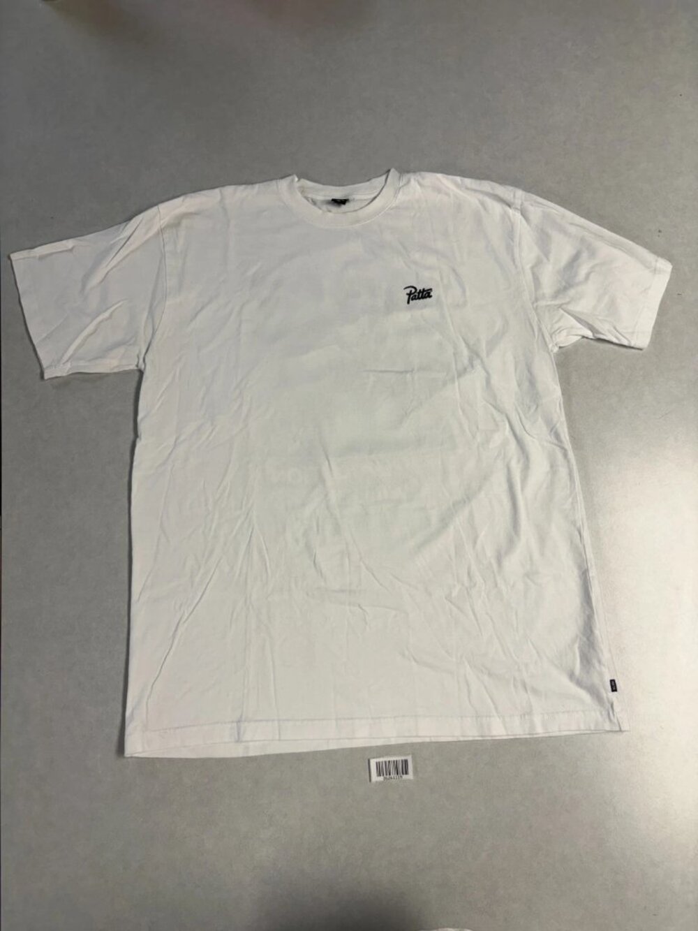 Patta Revolution Mens Crewneck Embroidered Bold Graphic T Shirt White Size XXL